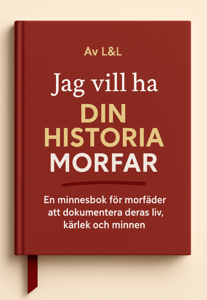 Jag vill ha din historia, morfar – en minnesbok för morfäder